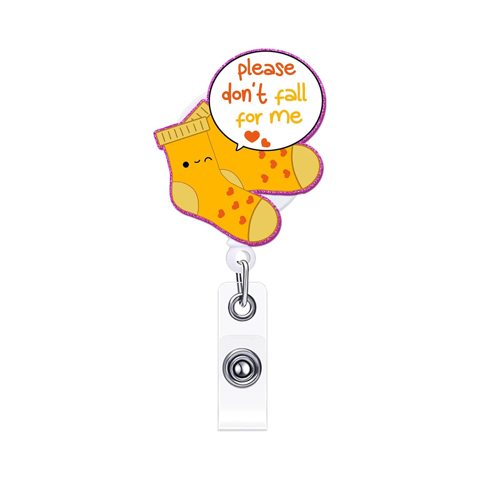 Wholesale Alphabet Pattern Acrylic Shrink Badge Holder